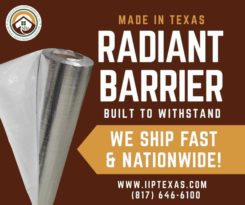 Reflective radiant barrier insulation roll